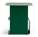 Tavolino Moderno 41x41x45,5 cm in Acciaio Verde Bosco-3