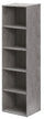 Bücherregal mit 5 Ablagen 40 x 29 x 172 cm aus Zementholz