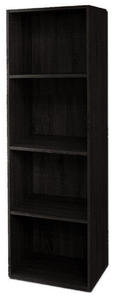 Bücherregal mit 4 Regalen 40x29x132 cm in Wengè-Holz prezzo