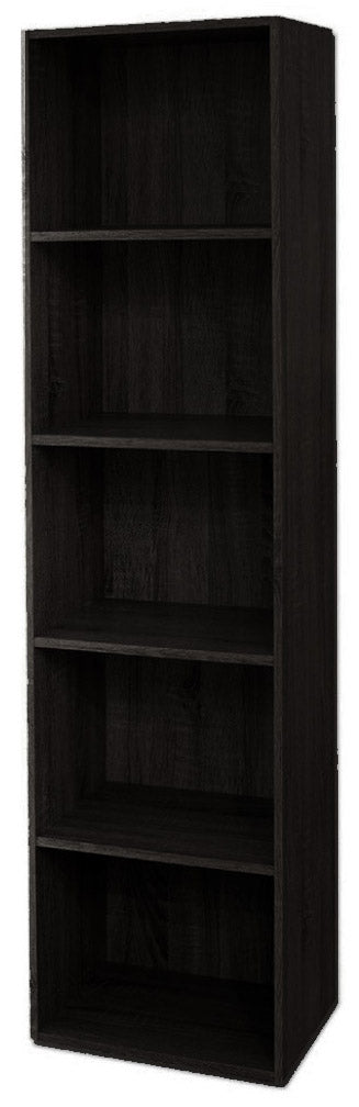 Bücherregal mit 5 Ablagen 40 x 29 x 172 cm aus Wengè-Holz sconto