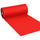 Läufer-Teppich für drinnen und draußen, 1 x 5 m, aus rotem Polypropylen