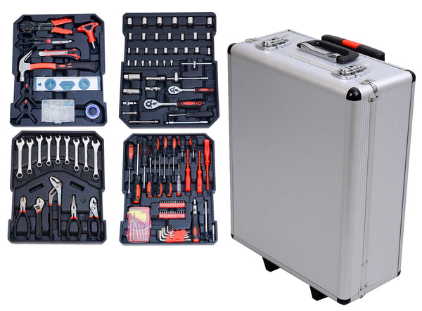 prezzo Werkstatt-Werkzeugkoffer mit Trolley 826-tlg. 4 Fächer Easy Tools