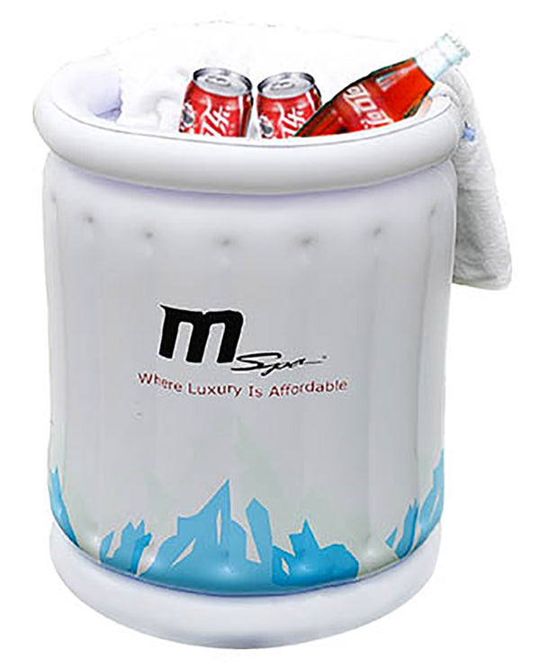 Aufblasbarer Getränke- oder Handtuchhalter Ø42x55 cm Weiß online