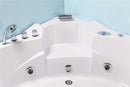 Vasca da Bagno Idromassaggio Angolare 150X150 cm Carnelli Alice-2