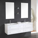 Mobile Bagno Sospeso 150 cm White Rome Carnelli Bianco-1