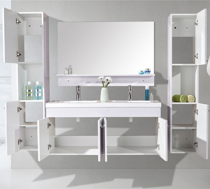 Mobile Bagno Sospeso 120 cm Carnelli White Elegance-4