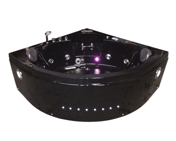 sconto Hydromassage-Eckbadewanne 150X150 cm Carnelli Dolphin