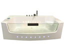 Vasca da Bagno Idromassaggio Rettangolare 180X90 cm Carnelli Dorado-2