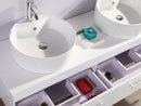 Mobile Bagno Sospeso 150 cm Carnelli White Cardellino Bianco-2