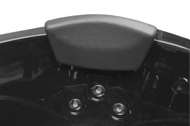 Vasca da Bagno Idromassaggio Angolare 150x150 cm Carnelli Mykonos Nera-5