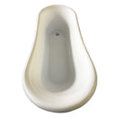 Vasca da Bagno Tradizionale Ellittica 170X80 cm Piedi Dorati Carnelli Margherita Bordfeaux-4