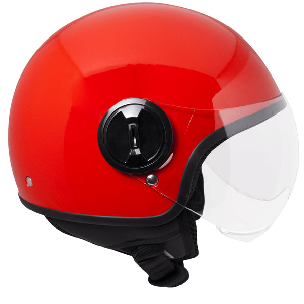 online Demi-Jet Helm für Scooter Ska-P 1 WH Wolli Red Metal Shaped Visier