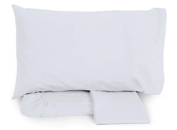 acquista Satz Baumwollbettwäsche oben und unten mit Ecken und Kissenbezügen Neith Silver Pearl, verschiedene Größen