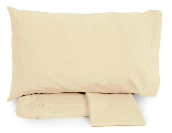 sconto Satz Baumwolllaken oben und unten mit Ecken und Kissenbezügen Neith Silver Biscuit, verschiedene Größen