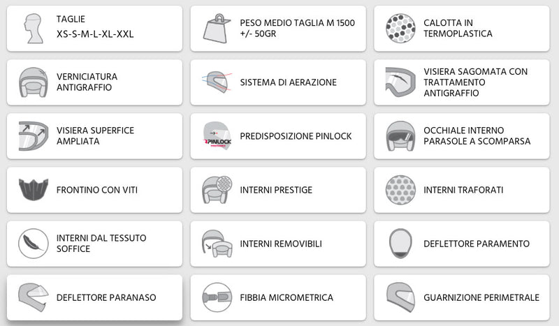 Casco Integrale per Moto Cross con Frontino CGM Forward 606G Giallo Fluo Varie Misure-4