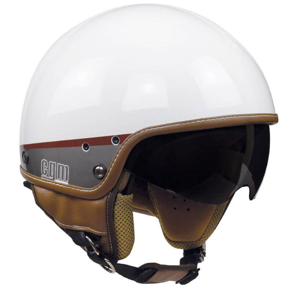 Demi-Jet Helm für Scooter CGM Granada 105G Weiß Verschiedene Größen prezzo