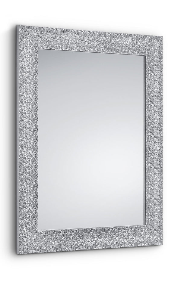 prezzo Specchio da Parete 55x70x1,7 cm in Plastica Farina Cromo