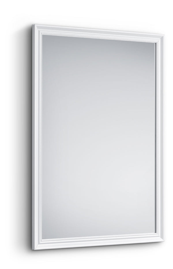 Specchio da Parete 50x70x1,9 cm in Plastica Frieda Bianco online