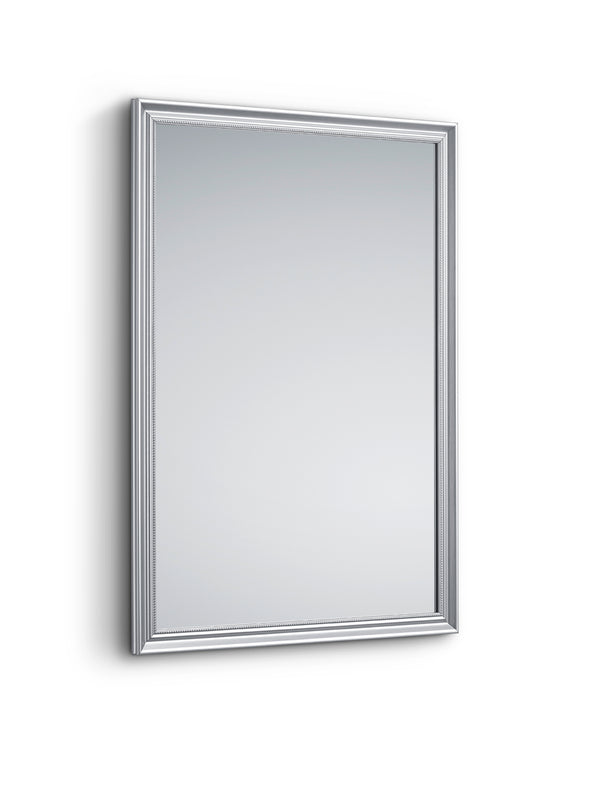 Specchio da Parete 55x70x2 cm in Plastica Alessia Argento sconto