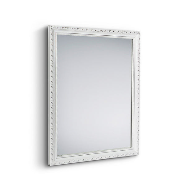 Specchio da Parete 34x45x2 cm in Legno Lola Bianco online