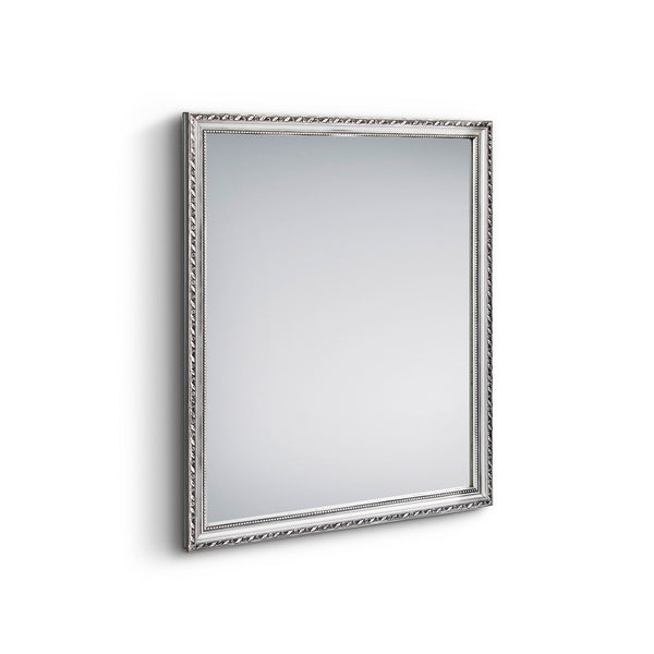 Specchio da Parete 34x45x2 cm in Legno Lola Argento prezzo
