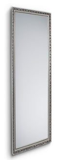 Specchio da Parete 50x150x3 cm in Legno Tanja Argento-1