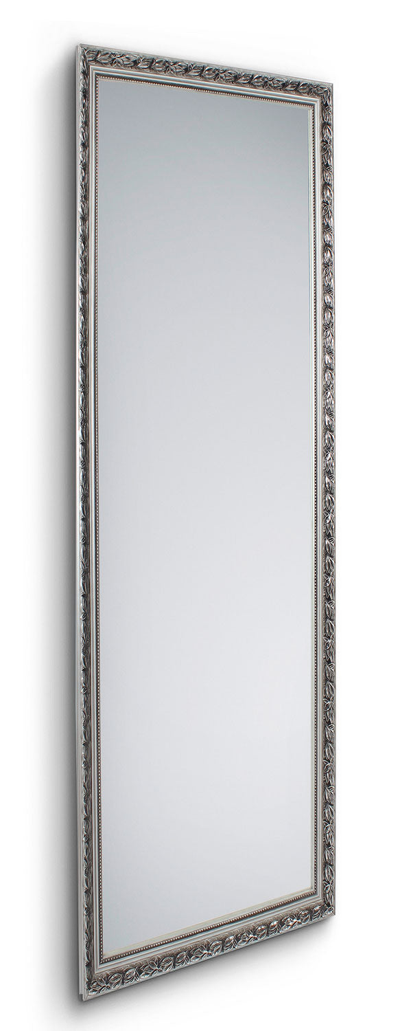 Specchio da Parete 50x150x3 cm in Legno Tanja Argento acquista