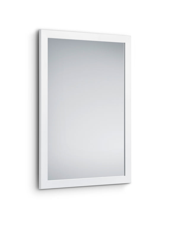 sconto Specchio da Parete 48x68x1,6 cm in Legno Kim Bianco