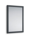 Specchio da Parete 48x68x1,6 cm in Legno Kim Antracite-1