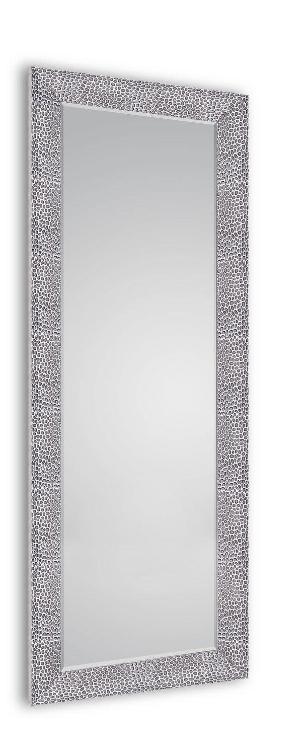 Specchio da Parete 50x150x2 cm in Plastica Vicky Nero cromo-1