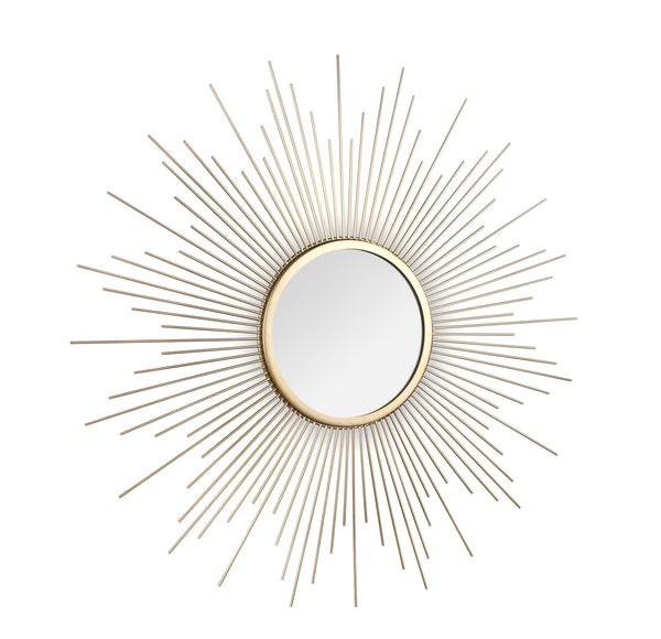 Specchio da Parete 60x60x3,5 cm in Metallo Susi Oro online