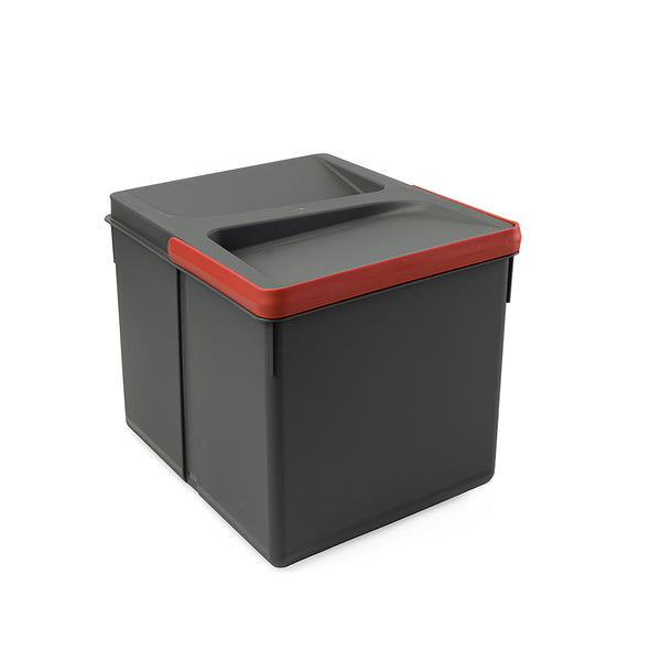 online Abfallbehälter für Kommode 31,2x21,6 cm H21,6 cm Emuca Anthrazitgrau