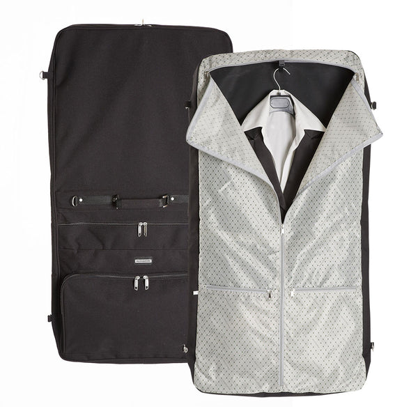 online Faltbarer Kleidersack aus Polyester mit Schultergurt und Fächern Ravizzoni Malta Black