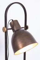 Lampada da Terra Piantana Ø38x141 cm 1 Luce E27 con Mensola-2