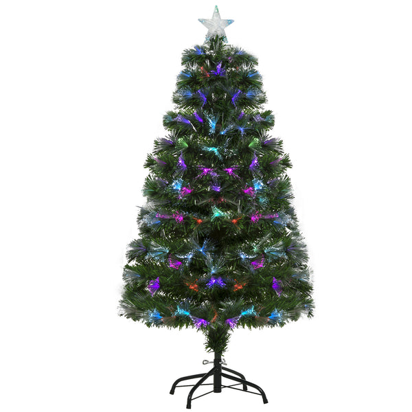 Künstlicher Weihnachtsbaum 120 cm aus PVC 130 LED Grün prezzo