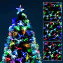 Albero di Natale Artificiale 180 cm in Fibra Ottica Foltissimo 230 LED -10