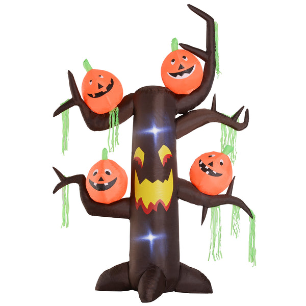 sconto Halloween Deko Aufblasbarer Baum 240 cm mit LED