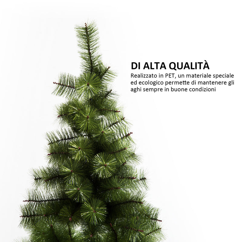 Albero di Natale Artificiale 210 cm 505 Rami Foltissimo Verdi -6