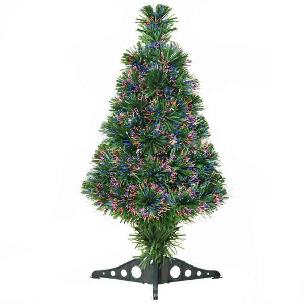 prezzo Künstlicher Weihnachtsbaum 60 cm 55 Zweige mit grüner Faseroptik