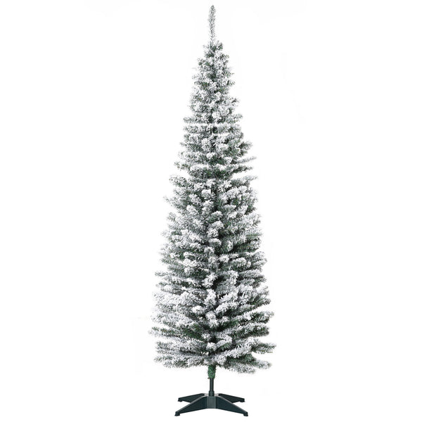 acquista Künstlicher Weihnachtsbaum schneebedeckt 180 cm 390 grüne Tannenzweige