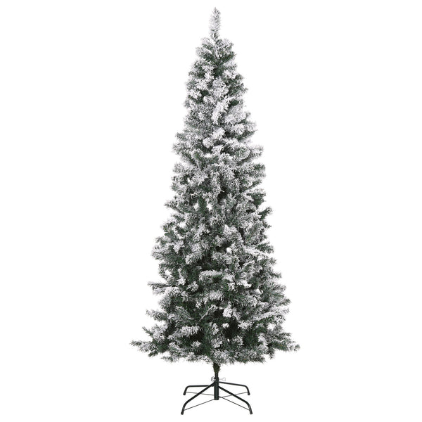 Künstlicher Weihnachtsbaum schneebedeckt 210 cm 631 grüne Tannenzweige acquista
