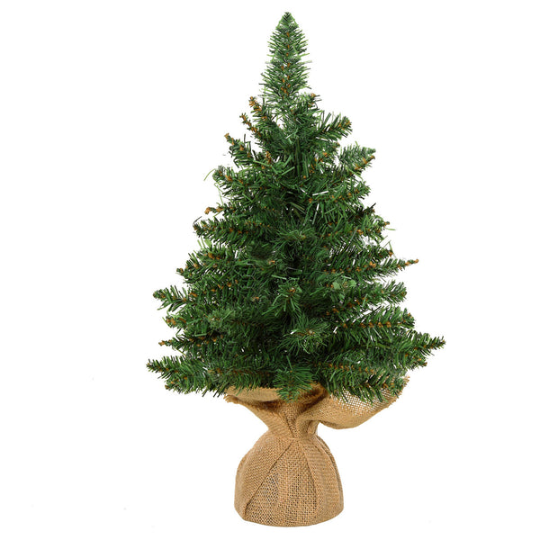 Künstlicher Mini-Weihnachtsbaum 45 cm 50 grüne Tannenzweige sconto