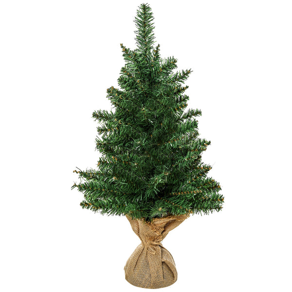 Künstlicher Mini-Weihnachtsbaum 60 cm 70 grüne Tannenzweige prezzo