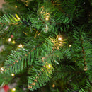 Albero di Natale Artificiale 225 cm 1146 Rami 450 Luci LED Bianche Verde-9