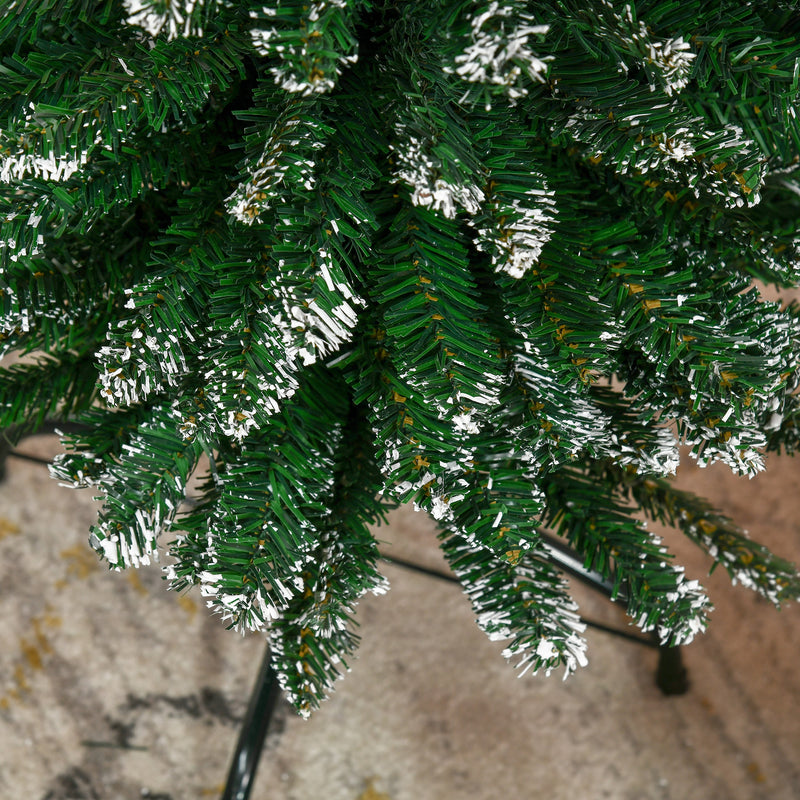 Albero di Natale Artificiale Innevato 195 cm 570 Rami Verde-9