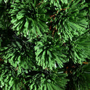 Albero di Natale Artificiale 90 cm 95 Rami a Fibre Ottiche Multicolore Verde-9