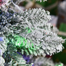 Albero di Natale Artificiale 210 cm 829 Rami 250 Luci LED Colorate Verde-9