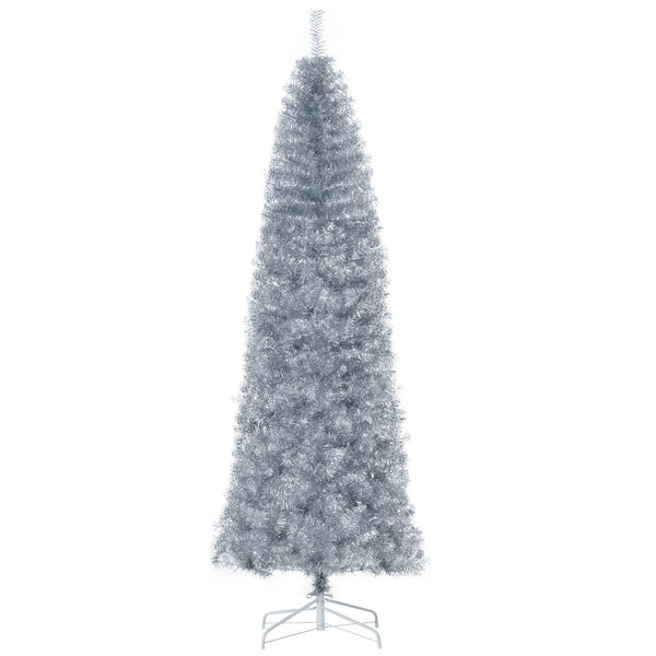 sconto Künstlicher Weihnachtsbaum 210 cm 818 Silberzweige