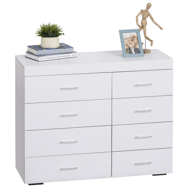 acquista Kommode für Zuhause und Büro aus weißem Holz 90x35x73 cm