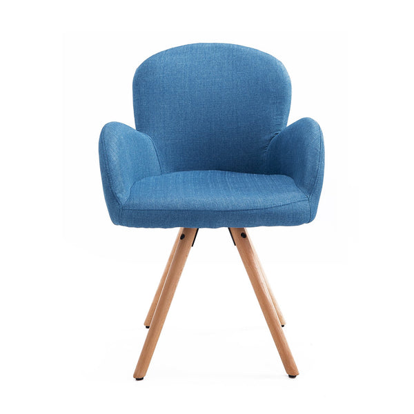 acquista Moderner Sessel aus blauem Buchenholz